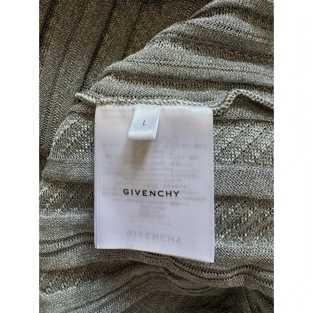 Givenchy - Metallic 4G Cable Knit Maxi Dress‎ Size L - Picture 11 of 16